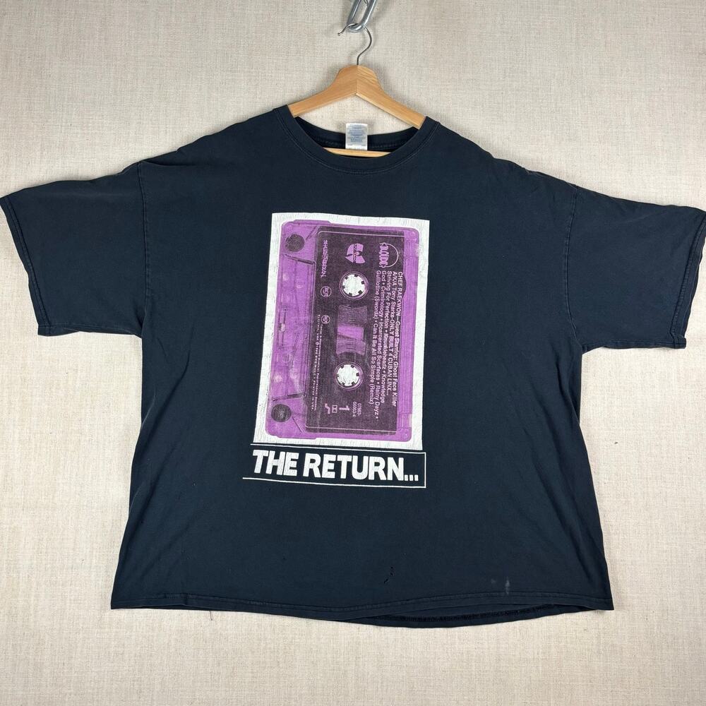 Vintage Wu Tang Clan Purple Tape Raekwon Cuban Linx Pt 2 Rare 3XL Rap Tee